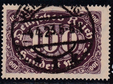 Deutsches Reich Mi.-Nr. 219 II oo gepr. INFLA