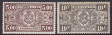 Belgien Eisenbahnpaketmarken Mi.-Nr. 200/01 **