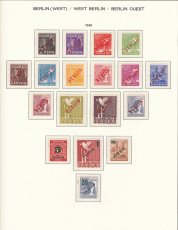 Luxussammlung Berlin 1948 - 1990 postfrisch