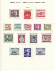 Luxussammlung Berlin 1948 - 1990 postfrisch