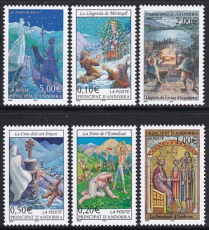 frz. Andorra Mi.-Nr. 580/85 **