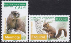 frz. Andorra Mi.-Nr. 655/56 **