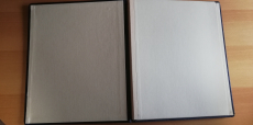KABR Klemmbinder "Atlas" blau mit Aufdruck "Deutschland"