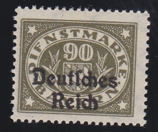 Deutsches Reich Dienst Mi.-Nr. 45 I ** Fotoattest
