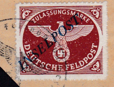 Deutsches Reich Feldpost Mi.-Nr. 10 B II oo