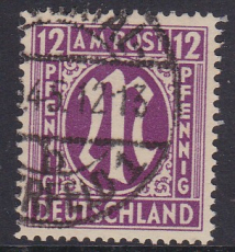 Bizone Mi.-Nr. 15 a Fy oo gepr. BPP