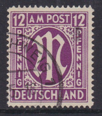 Bizone Mi.-Nr. 15 b Fy oo gepr. BPP