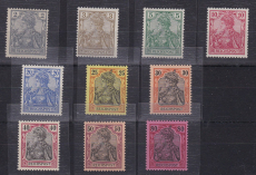 Deutsches Reich Mi.-Nr. 53/62 ** Fotoattest