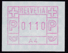 Schweiz ATM Mi. Nr. 1/A 4 **
