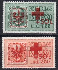 Dt.Bes. Laibach Mi.-Nr. 29/30 ** Fotoattest