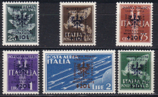 Dt.Bes. Laibach Mi.-Nr. 39/44 ** Fotoattest