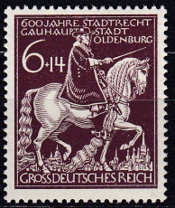 Deutsches Reich Mi.-Nr. 907 V **