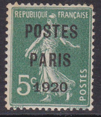Frankreich Mi.-Nr. 116 V a I **