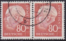 Bund Mi.-Nr. 264 w oo Paar