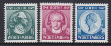 Württ - Mi.-Nr. 44/46 *