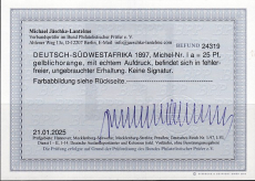 Dt. Kol. Südwestafrika Mi.-Nr. I a * Fotobefund