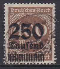 Deutsches Reich Mi.-Nr. 294 oo gepr. INFLA