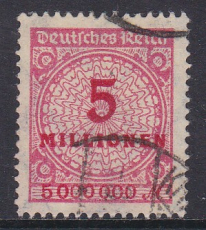 Deutsches Reich Mi.-Nr. 317 A P HT oo gepr. INFLA