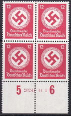 Deutsches Reich Dienst Mi.-Nr. 172 b HAN **