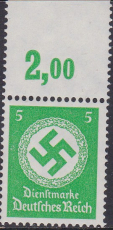 Deutsches Reich Dienst Mi.-Nr. 134 P OR dgz **
