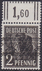 Bizone Mi.-Nr. 36 I W OR **