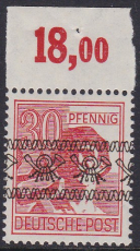 Bizone Mi.-Nr. 46 I P OR ndgz **