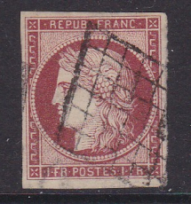 ALT - Frankreich Mi.-Nr. 7 a oo