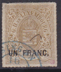 Luxemburg Mi.-Nr. 25 oo
