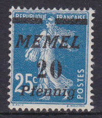 Memel Mi.-Nr. 57 **