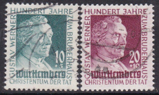 Württ - Mi.-Nr. 47/48 oo