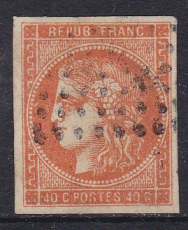 Alt - Frankreich Mi.-Nr. 43 d oo