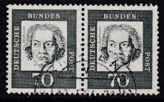 Bund Mi.-Nr. 358 y b oo Paar