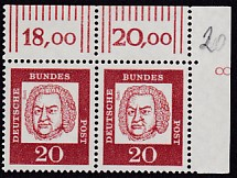 Bund Mi.-Nr. 352 y DZ 8 **