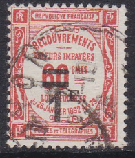 Frankreich - Porto Mi.-Nr. 55 oo