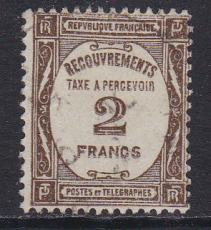 Frankreich - Porto Mi.-Nr. 66 oo
