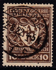 Deutsches Reich Mi.-Nr. 203 b oo gepr. INFLA Zahnfehler