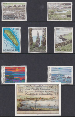 Färöer Jahrgang 1987 postfrisch