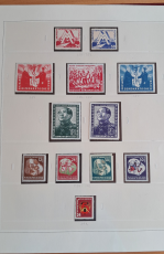 DDR Sammlung 1949 - 1961 postfrisch komplett im roten Ringbinder