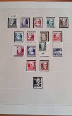 DDR Sammlung 1949 - 1961 postfrisch komplett im roten Ringbinder