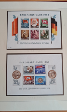 DDR Sammlung 1949 - 1961 postfrisch komplett im roten Ringbinder