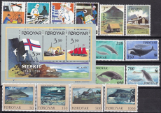 Färöer Jahrgang 1990 postfrisch