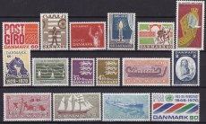 Dänemark Jahrgang 1970 postfrisch