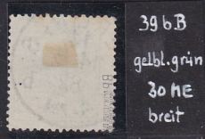 Deutsches Reich Mi.-Nr. 39 b B oo gepr. BPP