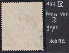 Deutsches Reich Mi.-Nr. 134 AX IX oo gepr. INFLA