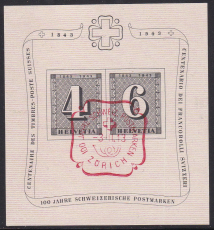 Schweiz Mi. Nr. Block 8 oo