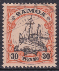 Dt. Kol. Samoa Mi.-Nr. 12 oo