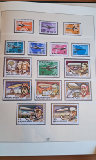 Ungarn Sammlung 1945 - 1977 postfrisch in vier Leuchtturm Klemmbindern