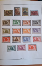 Ungarn Sammlung 1945 - 1977 postfrisch in vier Leuchtturm Klemmbindern