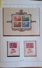 Ungarn Sammlung 1945 - 1977 postfrisch in vier Leuchtturm Klemmbindern