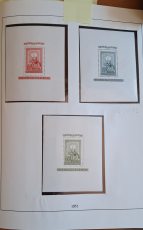 Ungarn Sammlung 1945 - 1977 postfrisch in vier Leuchtturm Klemmbindern